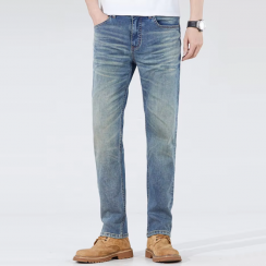 2 Prs Mens High Quality Comfortable Stretchy Straight Leg Jeans