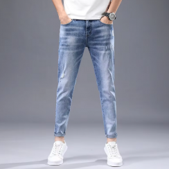 5 Prs Straight Leg Mens Casual Jeans